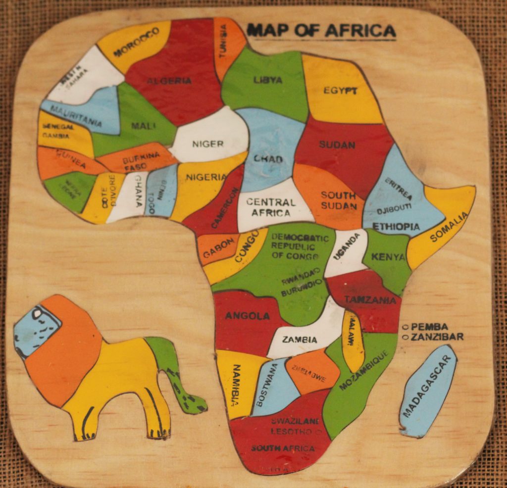 African Continent Puzzle 1024x986 